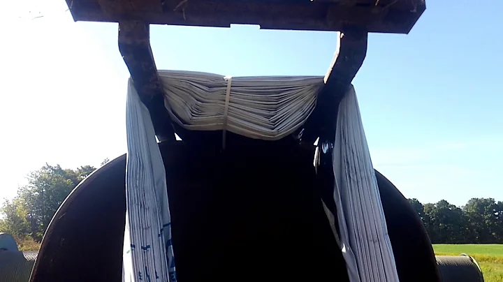 Setting up the bagger. Part 1 putting on the bag.