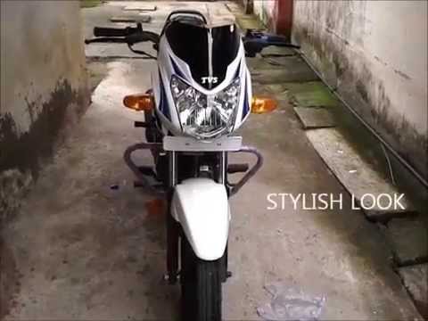 tvs sport bike white colour