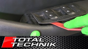 How to Remove Window Switch (Main Drivers Side) - Audi A6 S6 RS6 - C5 - 1997-2005 - TOTAL TECHNIK