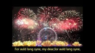 Auld Lang Syne SLADE COVER Lyrics on the screen