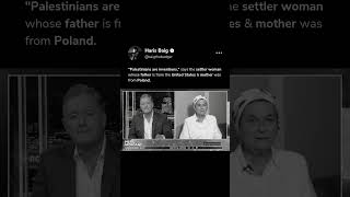 Palestinians are inventions, says the settler woman whose father is from the United States