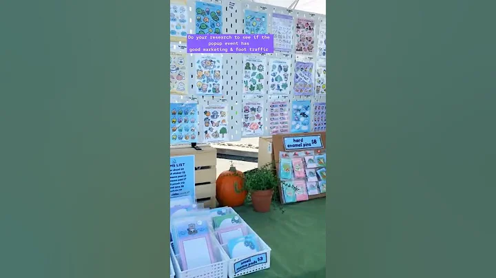 Popup Shop Tips for the Summer time!