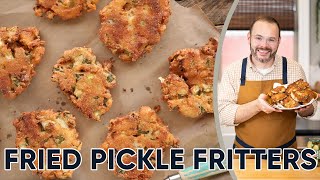 Fried Pickle Fritters Recipe