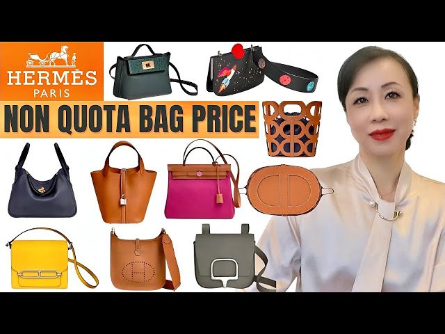 HERMES BAGS PRICE OF 2022  Lindy Bag, Picotin, Evelyne, Herbag Zip etc. 