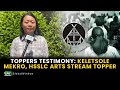 Toppers testimony keletsole mekro hsslc arts stream topper