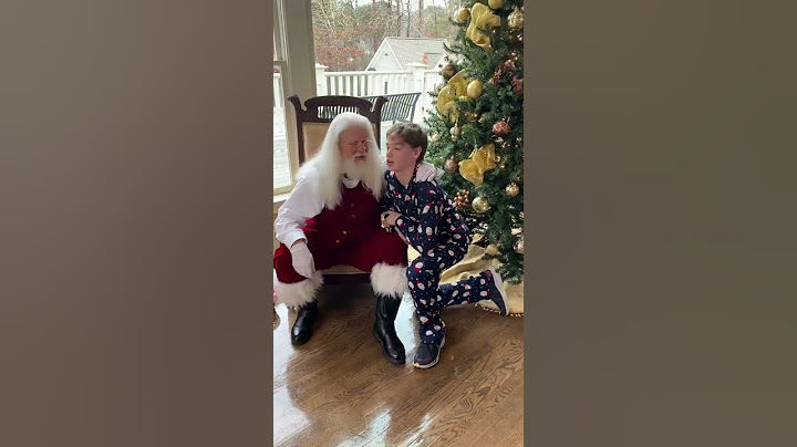 Asher and Santa 12/11/21