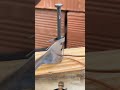 hook the wire rope to the wood properly
