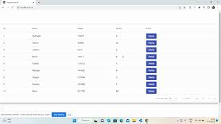 Angular 15 Material Table with Delete Row Functionality