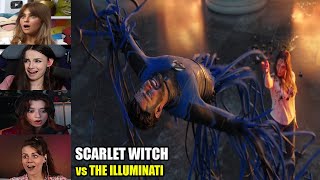 FANS REACT to Scarlet Witch vs The Illuminati Fight Scene - Doctor Strange Multiverse of Madness