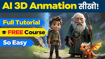 3D AI Animation Story Videos कैसे बनाये? with Free AI Tools – FREE Course | Full Tutorial