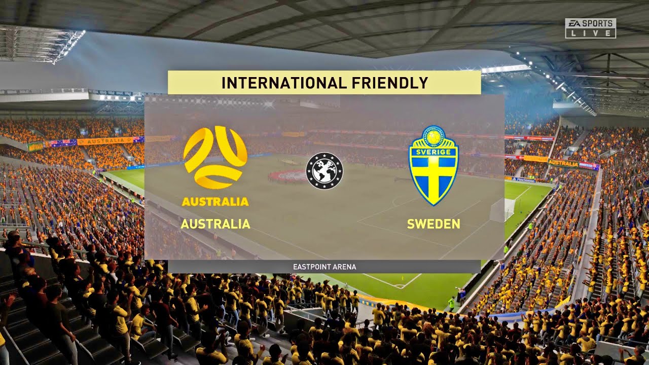Fifa 21 Australia Vs Sweden Women S Olympic Games Tokyo Full Gameplay Youtube