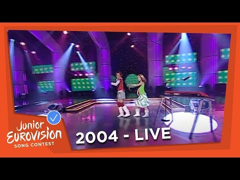 Klaartje and Nicky - Hij Is Een Kei - The Netherlands - 2004 Junior Eurovision Song Contest