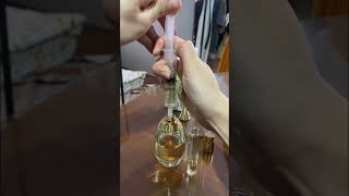 How to Decant Perfume using syringe  #decant #perfume Resimi