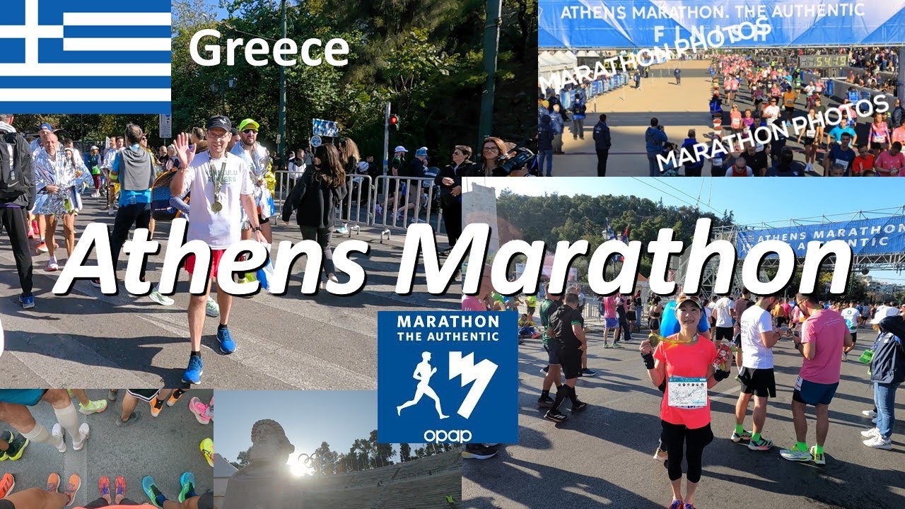 【Athens Marathon】🇬🇷Running Through the Birthplace of the Olympics! / Athens Trip