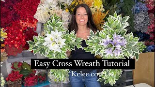 Easy Cross Wreath Tutorial