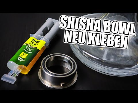 SHISHA GLAS NEU KLEBEN | Gewinde an Bowl kleben