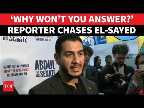 ‘WHY THE SILENCE ON OCT 7?’: Abdul El-Sayed Walks Away From Israel Bomb; Unloads On Trump | WATCH