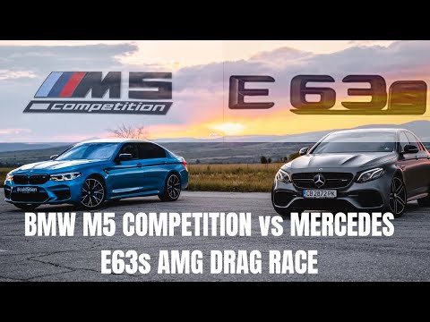 BMW M5 Competition vs Mercedes E63 AMG Drag Race | Rolling Race