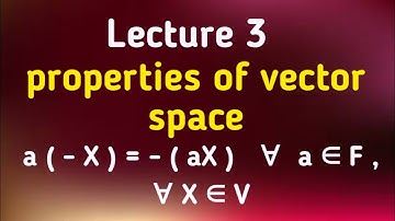 Properties of vector space | vector space | LINEAR ALGEBRA | math with Akash Tripathi