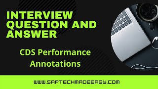 Cds Performance Annotations