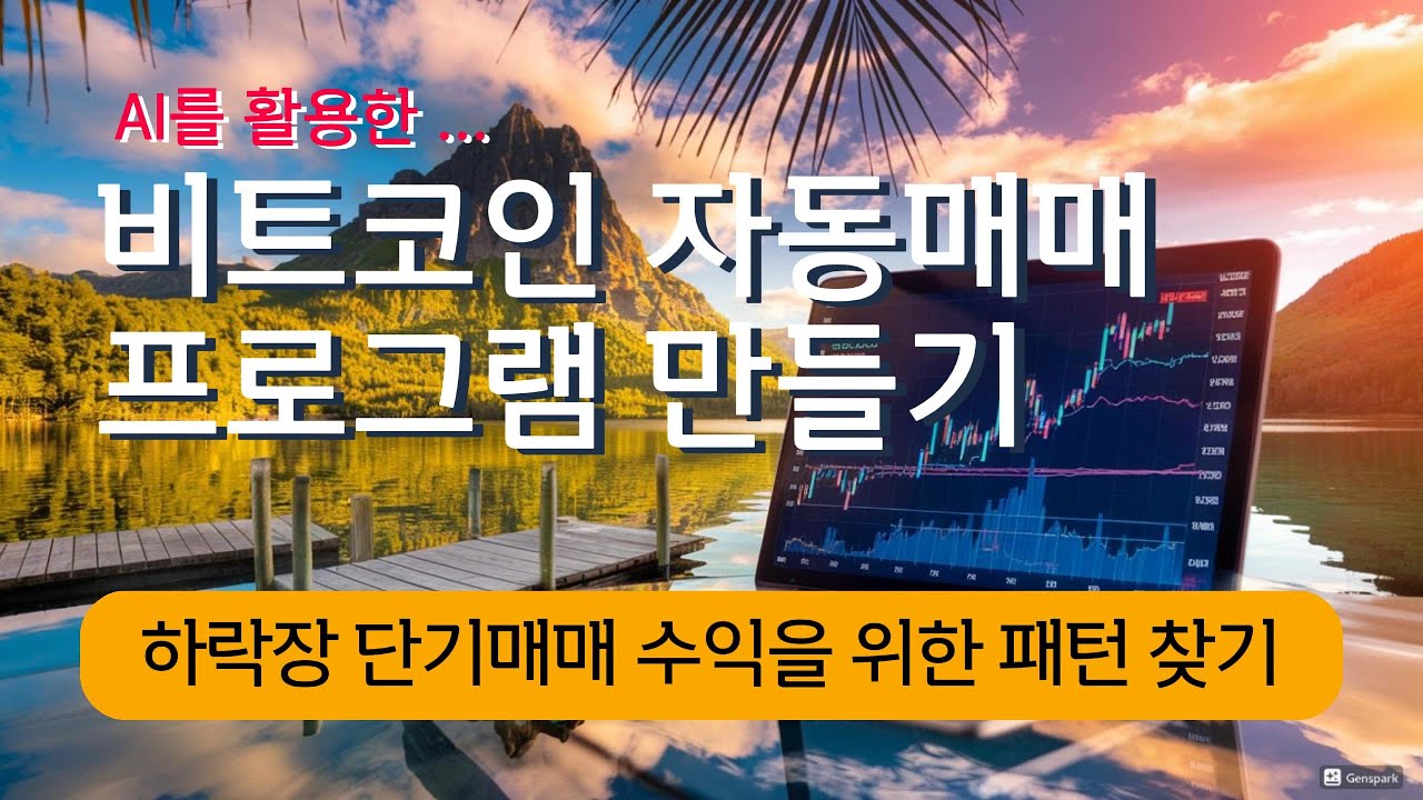 AI 비트코인 자동매매 파이썬 | 하락장 단기매매 수익을 위한 패턴 찾기