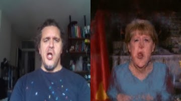 Impersonating Angela Merkel | Tensorflow face2face using pix2pix
