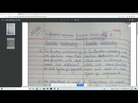 Function Overloading vs Overriding in C++ - YouTube