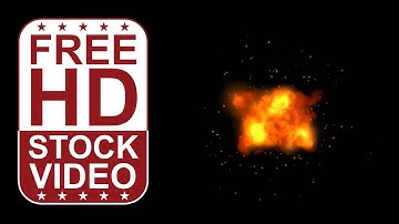 Free Stock Videos – abstract animated fire burning with sparks flying all over seamless loop