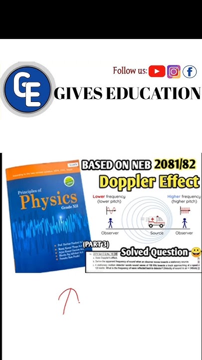 Doppler s Effect In Nepali NEB Class 12 Physics neb doppler-s-effect-in-nepali-neb-class-12-physics-neb
