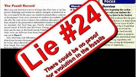 NO Fossils Count As Evidence For Evolution!