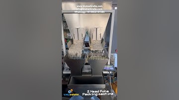 poha  puffed rice packing machine,   weighing and dispensing