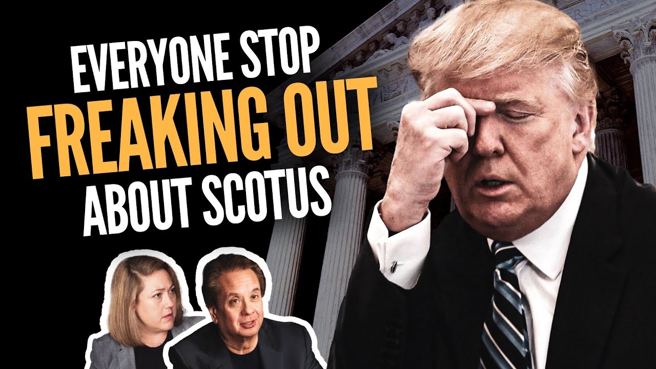 George Conway Explains Everyone needs to CALM DOWN about SCOTUS argument
