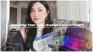 psychology PhD diaries: academic conferences (tips on preparation, finances, advice) 📚👓💻