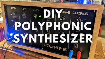 DIY digital controlled analog POLYPHONIC SYNTHESIZER