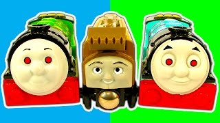 Cheap Toy Trains Vs Thomas The Tank Trackmaster Hill Climb & Thomas Face Lift