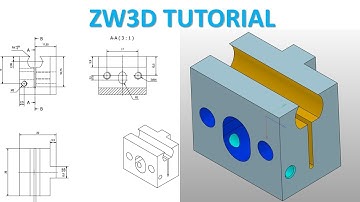 ZW3D Tutorial 16 | 3D Modeling Basic Design Beginners