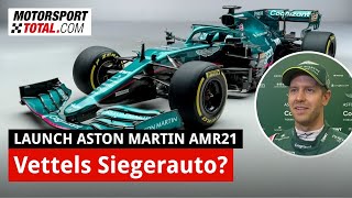 Sebastian Vettels neuer Aston Martin: So amüsant war der Launch des AMR21! | F1 2021