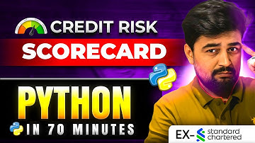 Learn Python for Credit Risk & Scorecards in 70 Minutes | Beginner to Pro (Part 5)