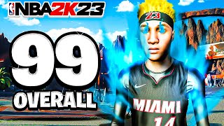 I Reached 99 OVERALL on my DEMIGOD GUARD BUILD and became UNSTOPPABLE... (NBA 2K23)