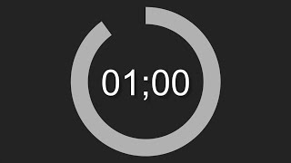 1 Minute Timer With Alarm | مؤقت دقيقة واحدة مع منبه