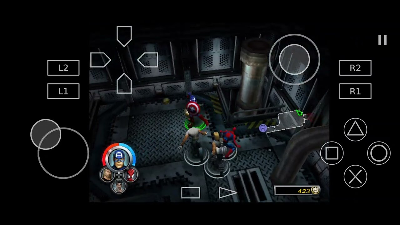 Marvel- Ultimate Alliance | Aethersx2 PS2 Emulator | Android