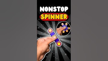 Nonstop Fidget Spinner 🌀✂️#shorts #diy #craft #spinner #origami #experimnent #papertoys #papercrafts