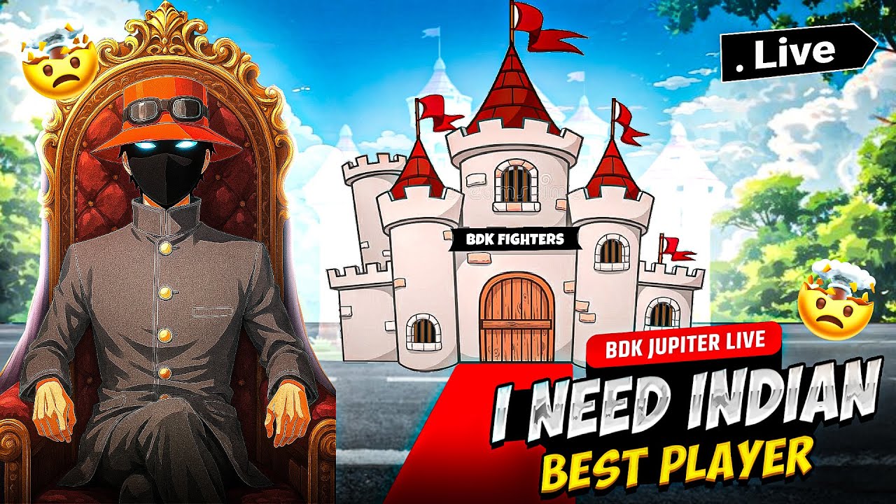 BDK JUPITER LIVE 🔴 I NEED WORLD BEST PLAYER ⭐ JOIN BDK FIGHTERS 🫂🔥 SENSI GOD JUPITER 🥶💀