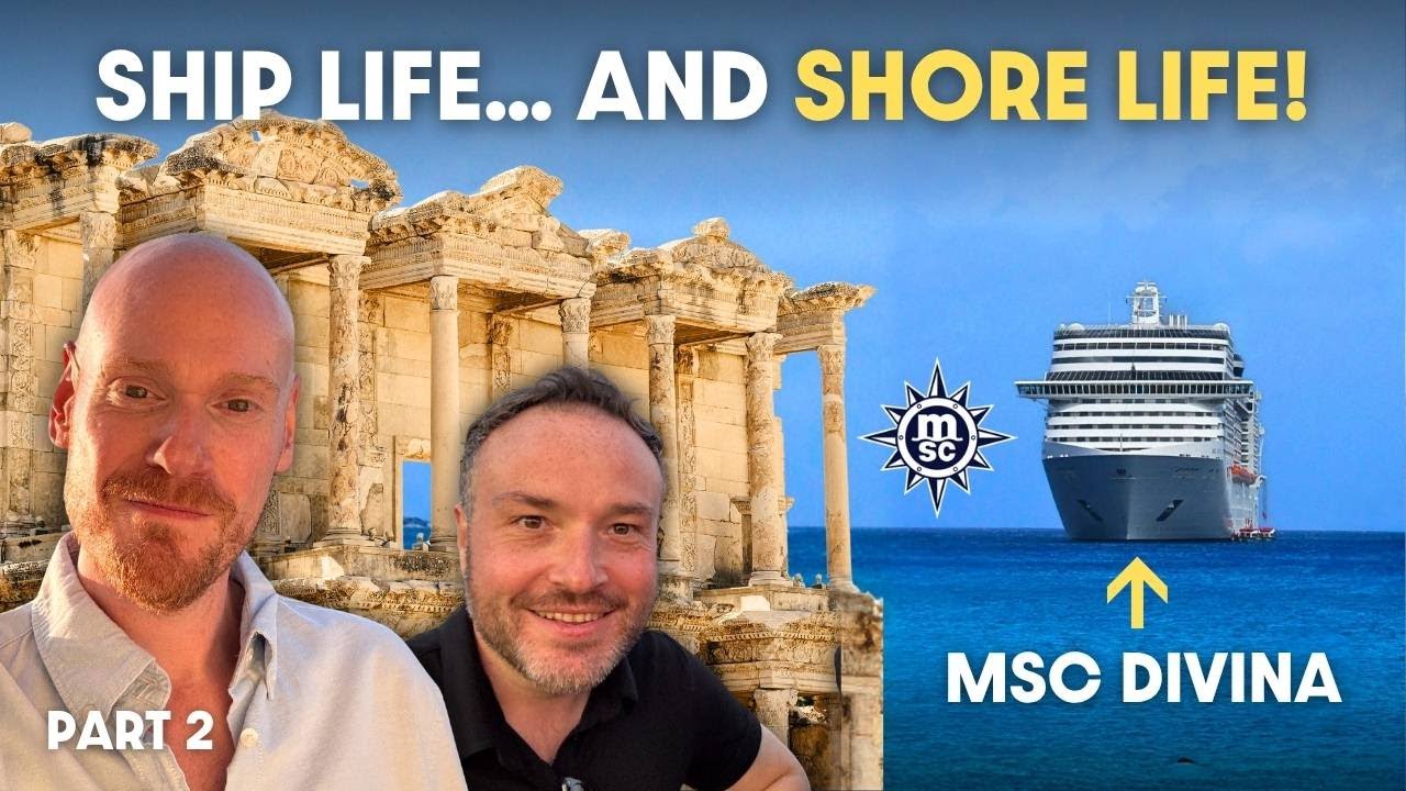 MSC Divina Cruise Vlog Part 2 | Ship Life and Shore Life in Greece & Turkey