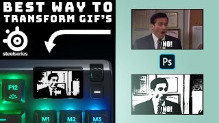 How to Fix All Gifs to Work Perfectly On your Steelseries Apex 5, 7, Pro OLED Screens | Photoshop