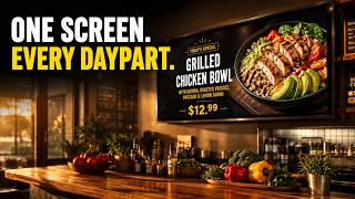 One Screen, Every Daypart — Digital Menu Boards That Switch Themselves