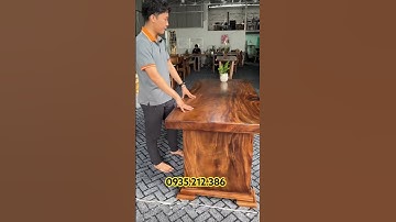 Gỗ me tây Campuchia #bàn_gỗ_nguyên_tấm #banmetaynguyentam #trending #gỗ_me_tây #viralvideo #bàn_ăn
