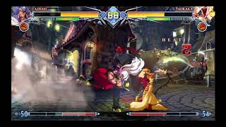 BBCF: Azrael vs Taokaka (hell difficulty)