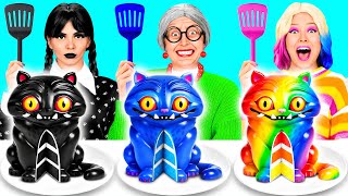 Wednesday vs Grandma Cooking Challenge | Funny Challenges
