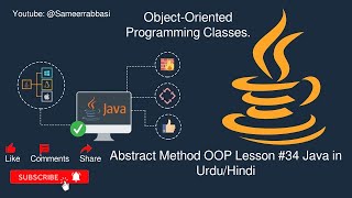 Famous Abstract Method OOP Lesson #34 Java in Urdu/Hindi Net Worth